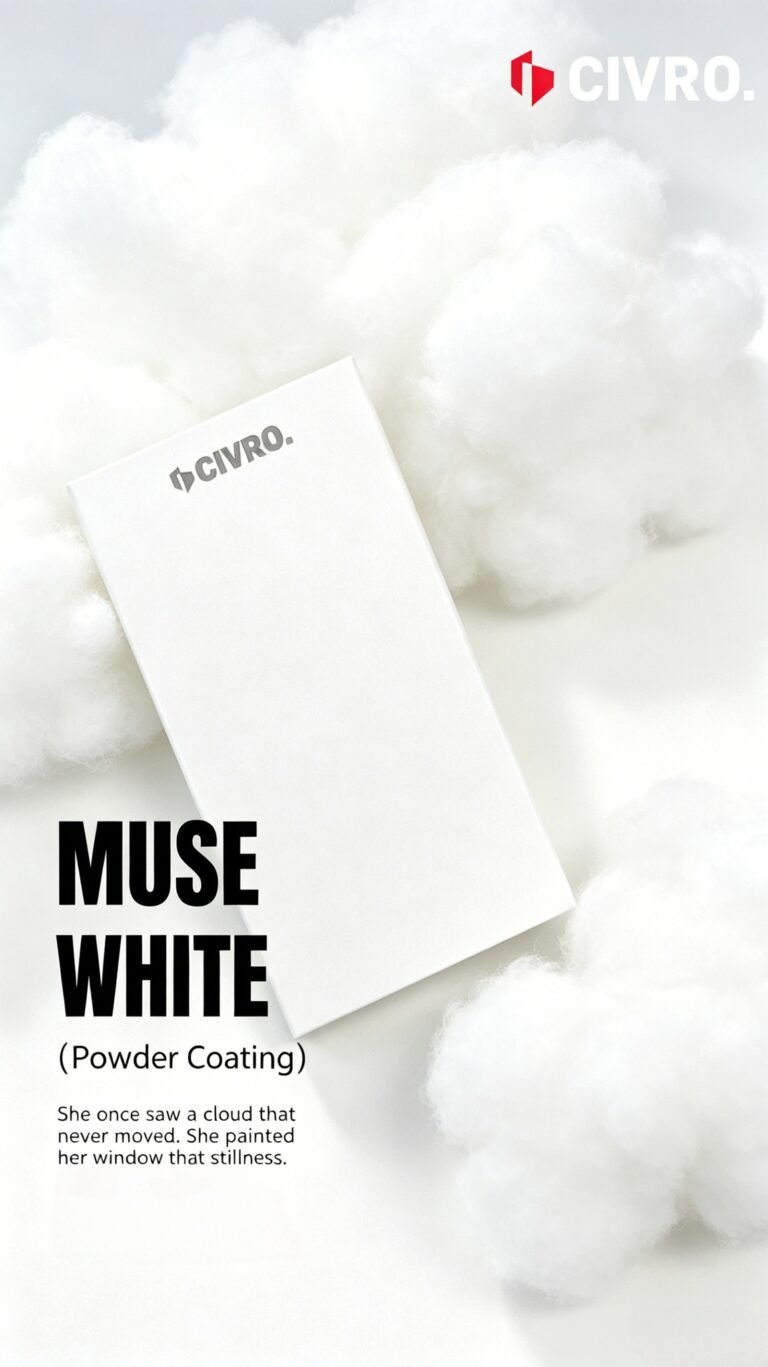 CIVRO New Color System: Discover the Serene Muse White Finish