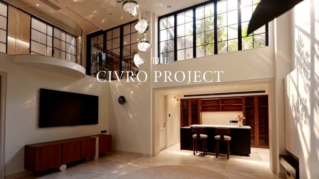 Modern Villa Glazing & Sunken Courtyard Case | CIVRO